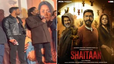 Shaitaan Trailer Launch: R Madhavan Accidentally Calls Ajay Devgn 'Director' of The Film at the Event (Watch Video)